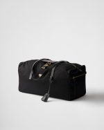 Large Re-Nylon Top-Handle Bag With Padlock - Image 2